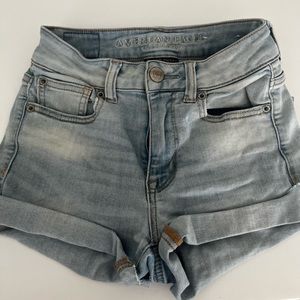 AE Ne(x)t Level High-Waisted Denim Short Short size 0